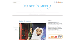 Desktop Screenshot of madreprimeriza.com